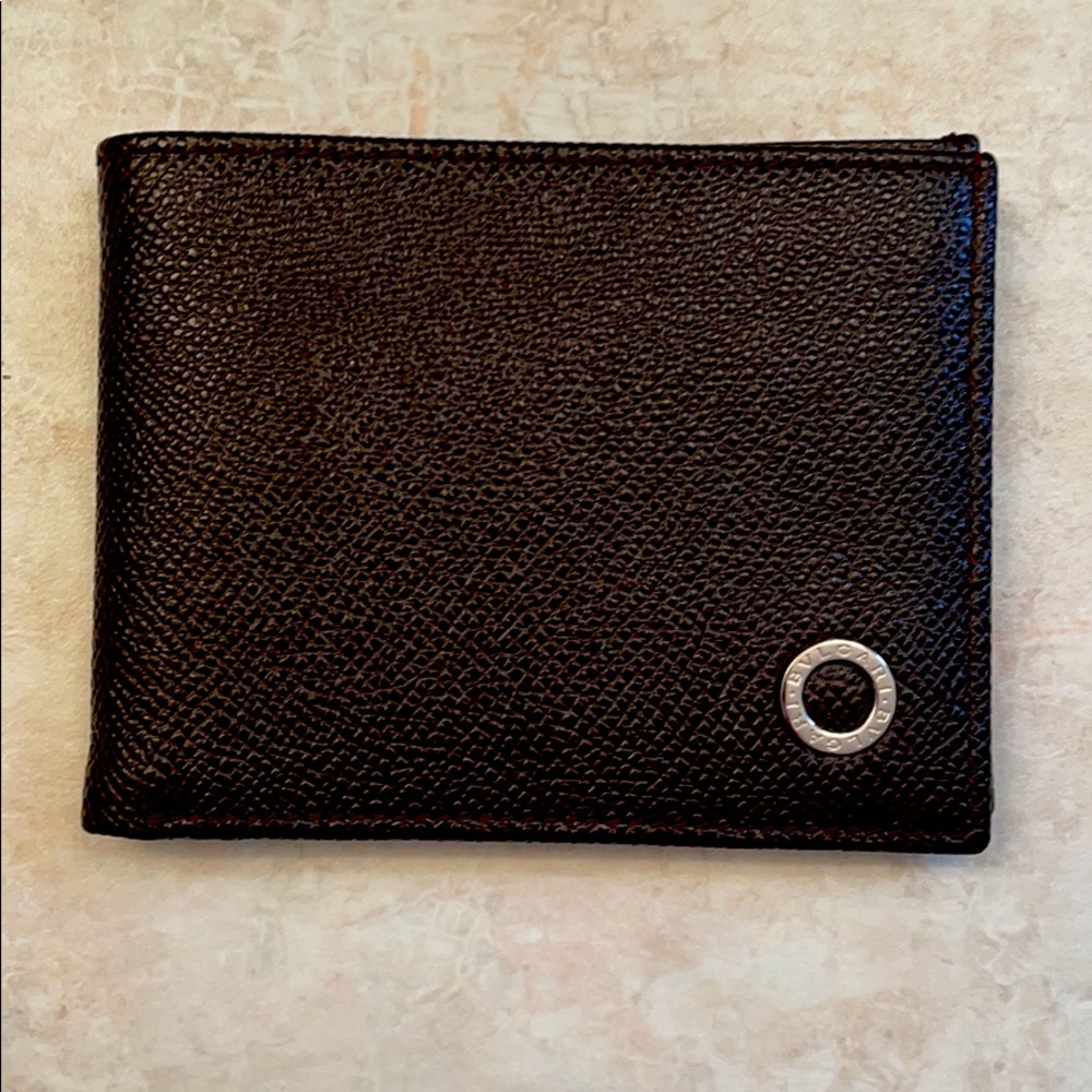 Bvlgari Men’s Wallet - Dark Brown